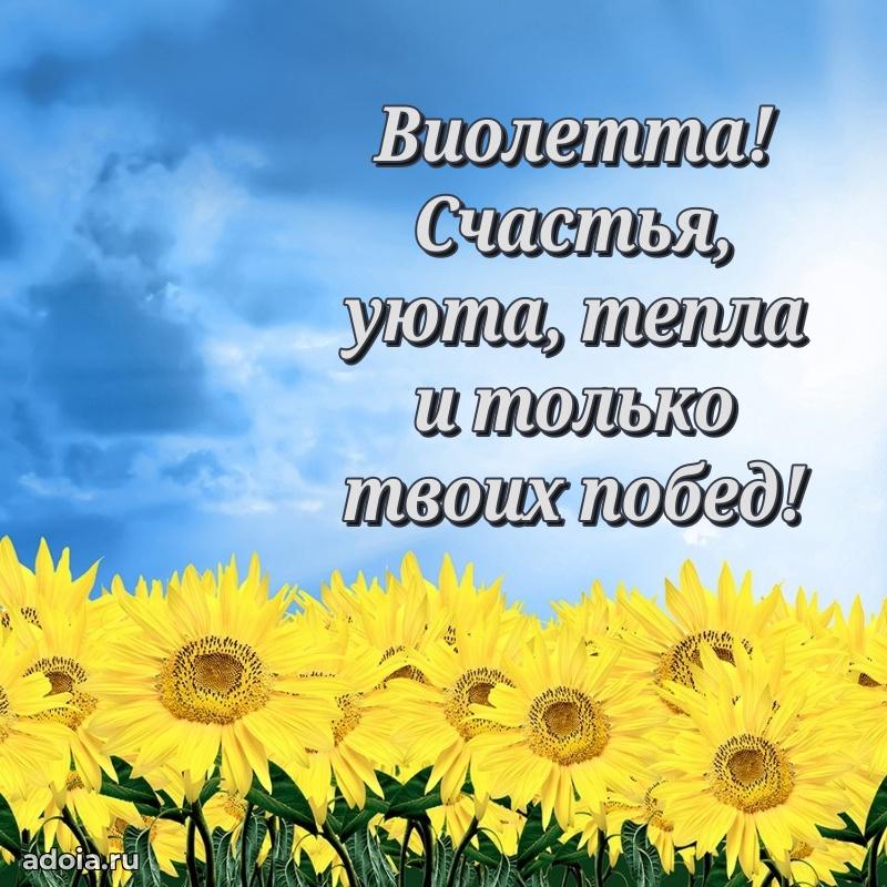 Поздравление Виолетте праздничные своими словами в прозе