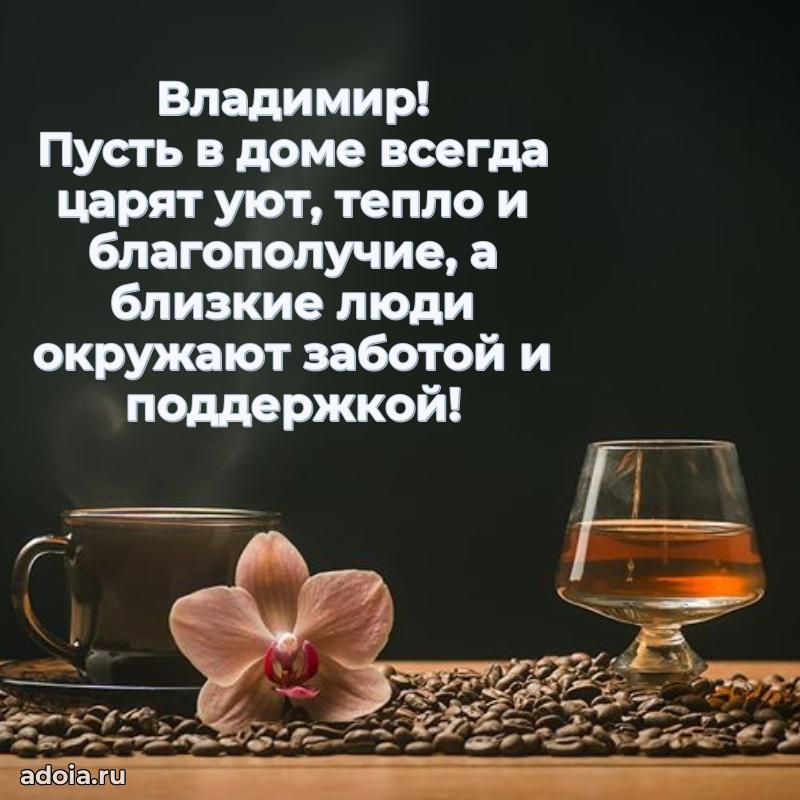 Яркая гифка Владимиру с днем рождения