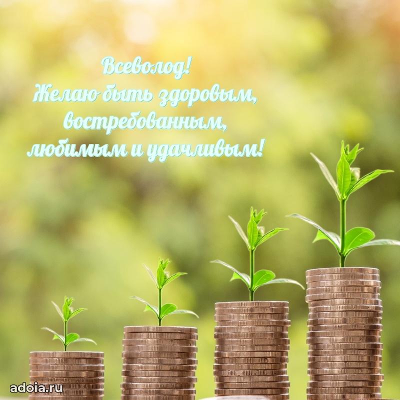 Поздравить друга с др Всеволоду