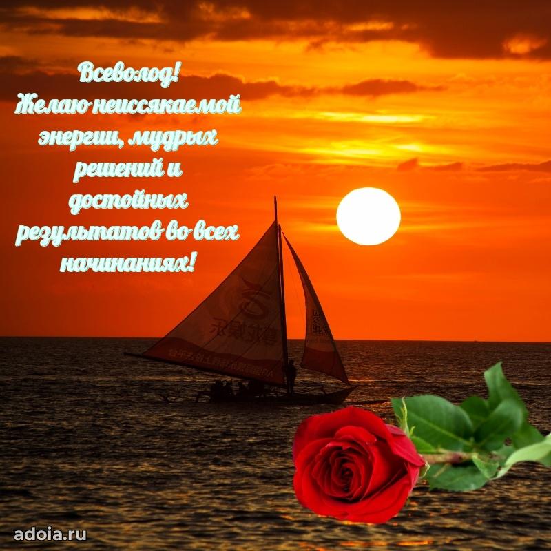 Пожелания трогательные Всеволоду