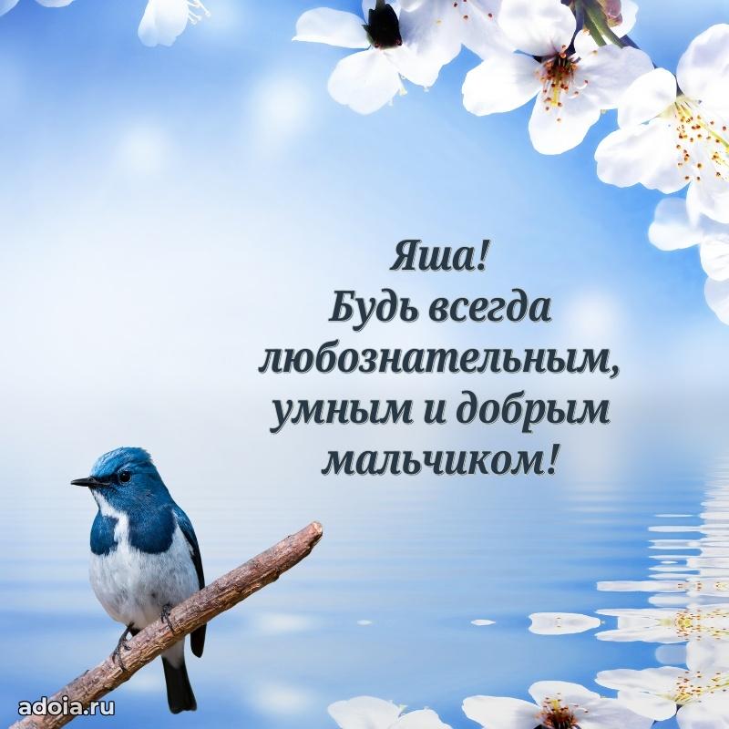 Открытка Якову ребенку
