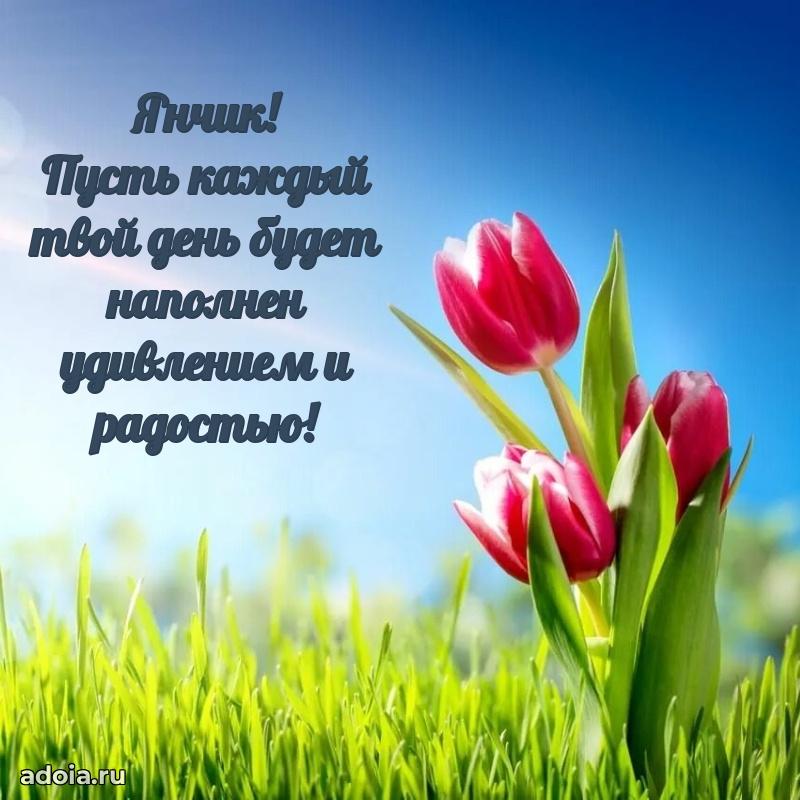 Открытка Яну ребенку