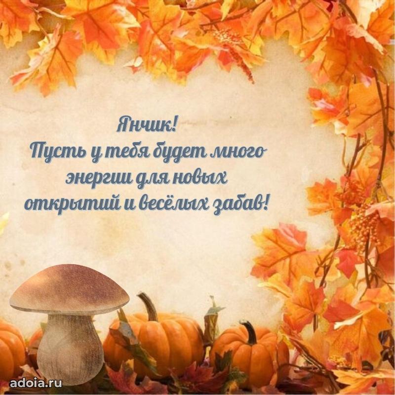 Картинка внуку Яну