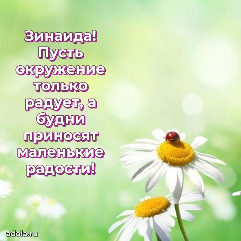 Яркая гифка Зинаиде с днем рождения
