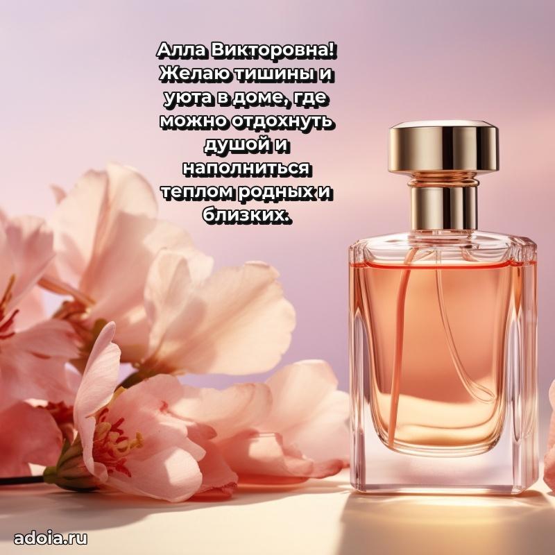 Солнечная открытка с поздравлениями Алле Викторовне