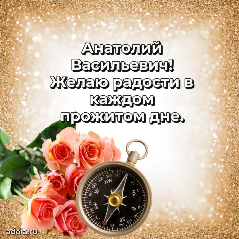 Яркое и задорное поздравление 35 лет Анатолию Васильевичу