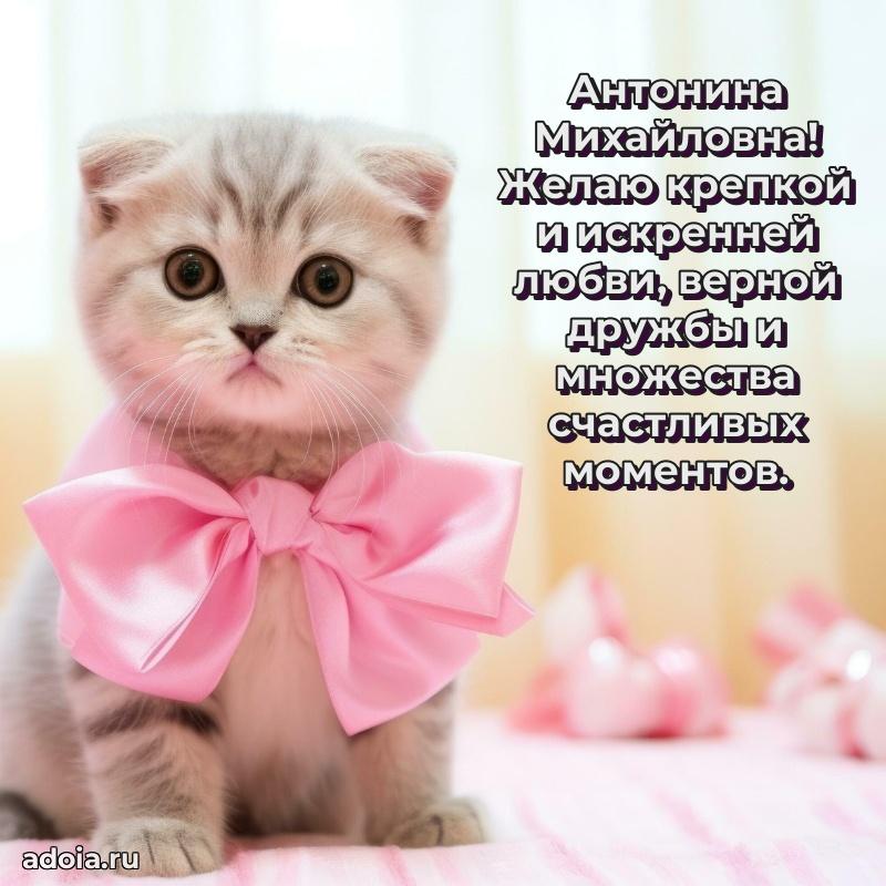 С юбилеем 40 лет открытка Антонине Михайловне