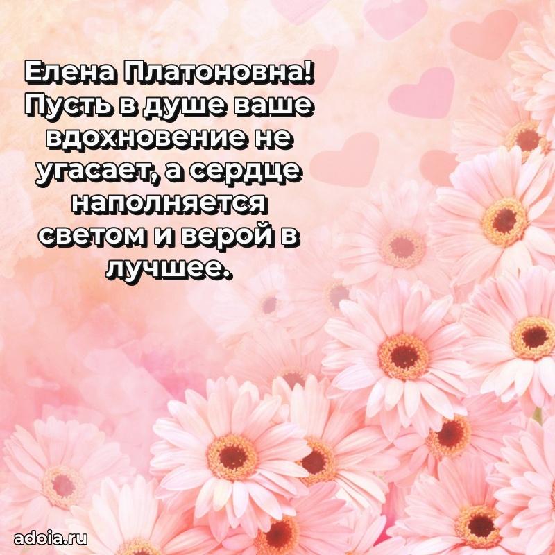 30 лет поздравление Елене Платоновне