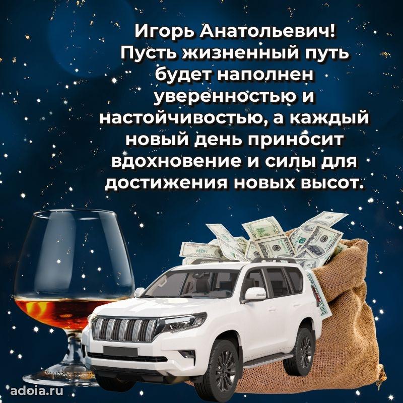 Красивое поздравление с днем рождения Игорю Анатольевичу