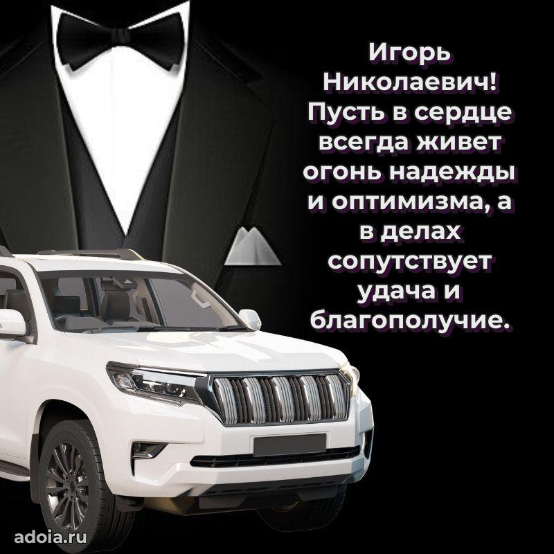 Красивое поздравление с днем рождения Игорю Николаевичу