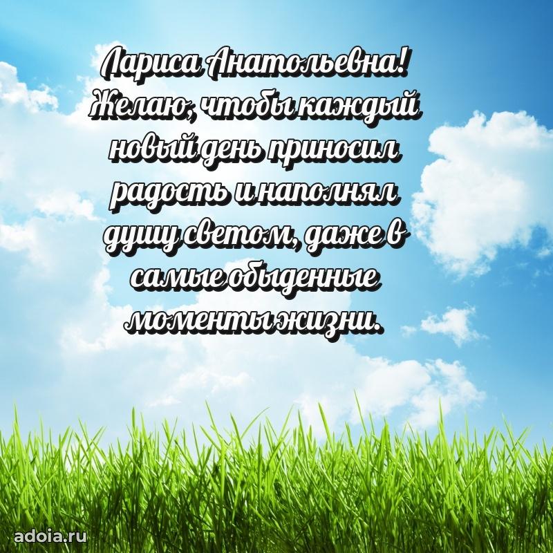 80 лет поздравление Ларисе Анатольевне в картинке
