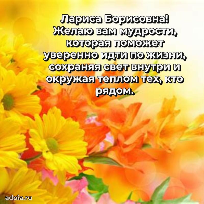 65 лет картинка с днем рождения Ларисе Борисовне