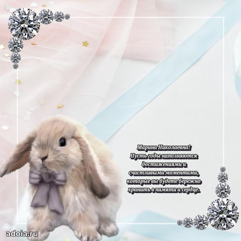 65 лет картинка с днем рождения Марине Николаевне