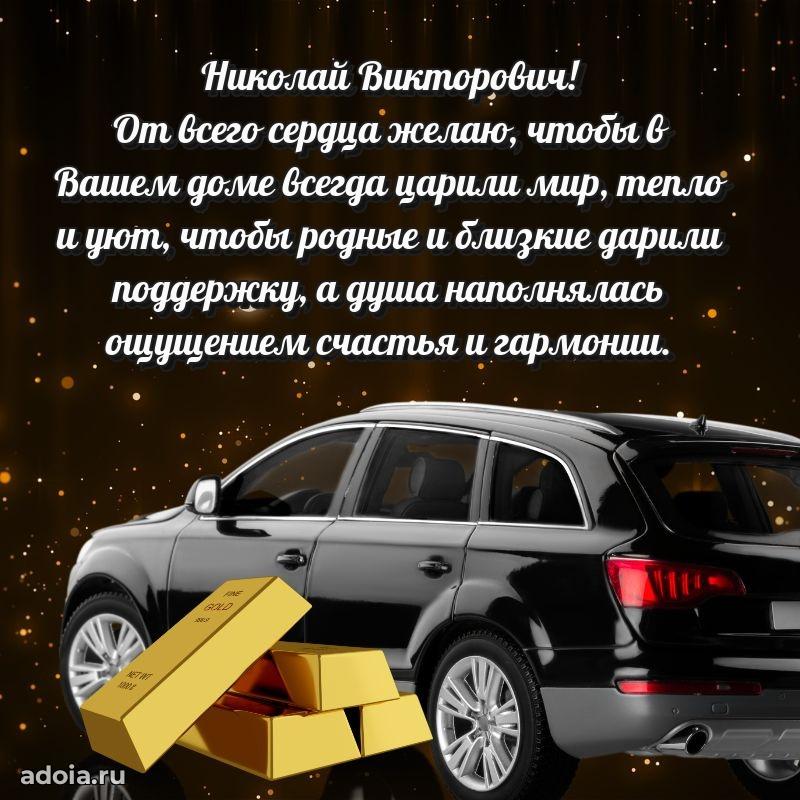 Красивое поздравление с днем рождения Николаю Викторовичу