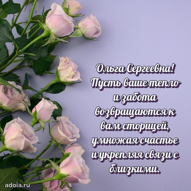 65 лет картинка с юбилеем Ольге Сергеевне