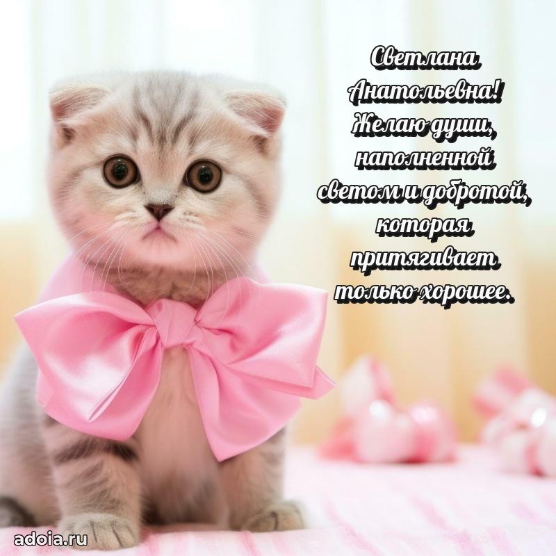 Пожелания счастья и радости Светлане Анатольевне
