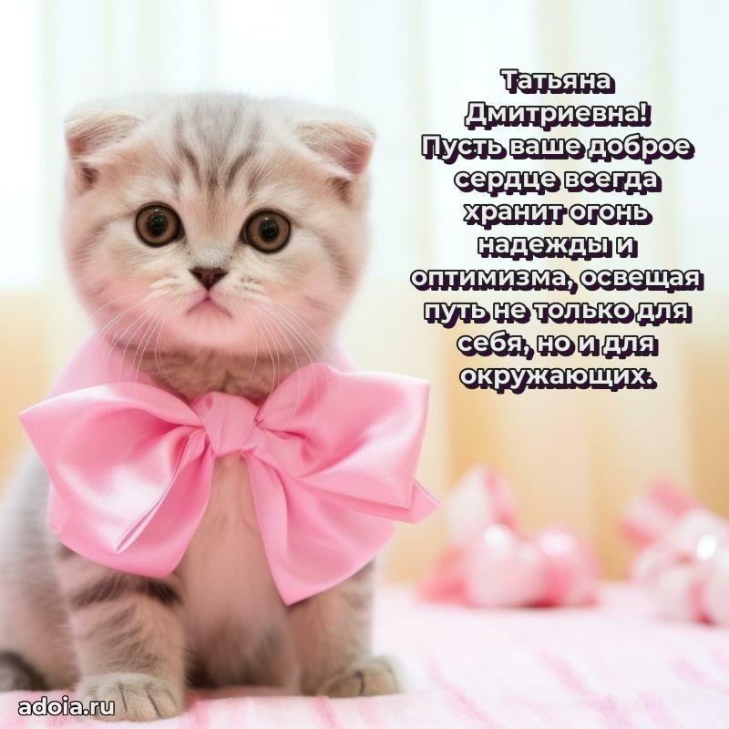 Скачать открытку с днем рождения Татьяне Дмитриевне