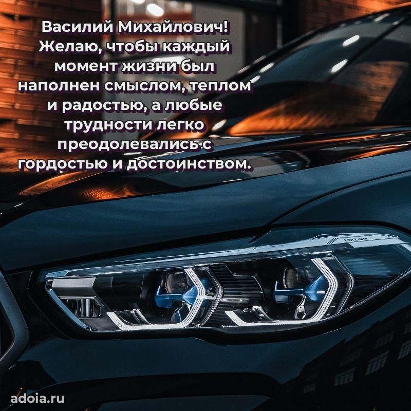 55 лет поздравления картинка Василию Михайловичу