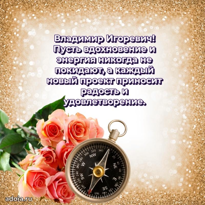 55 лет поздравления картинка Владимиру Игоревичу