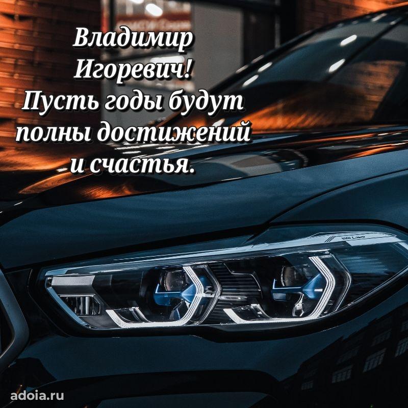 Пожелание успехов и радости Владимиру Игоревичу